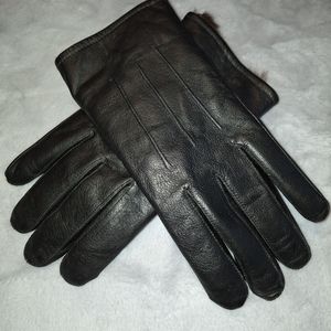 Men's fur Lined gloves